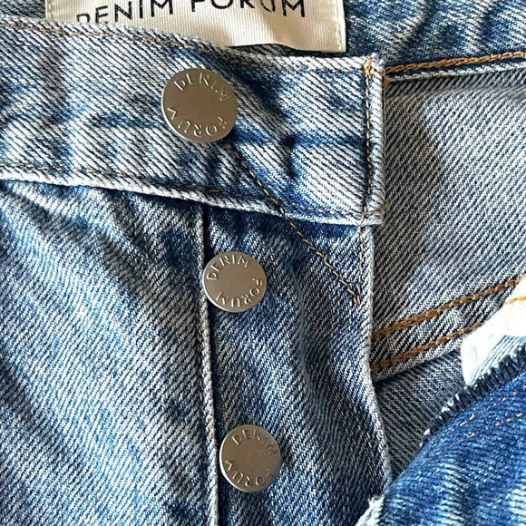 Denim Forum High Rise Light Blue Jeans - Picture 8 of 16